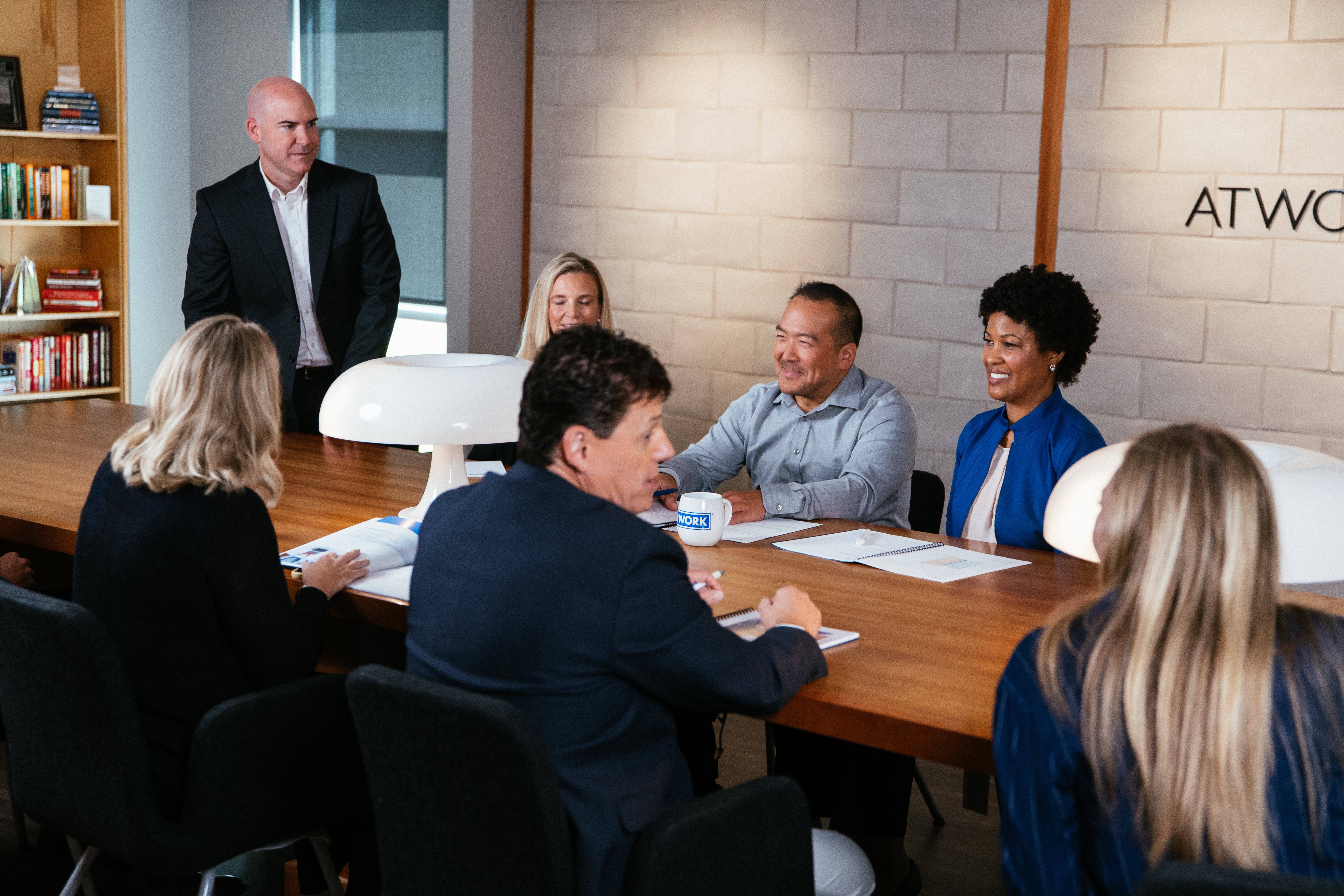 AtWork team during the meeting