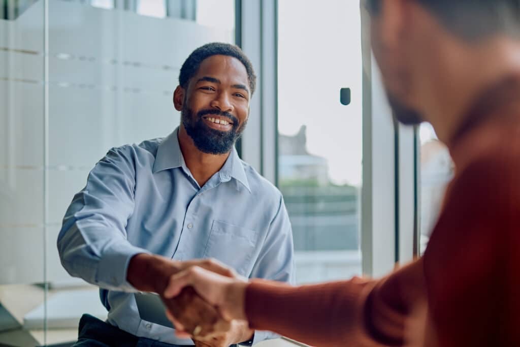 Business Man Handshaking
